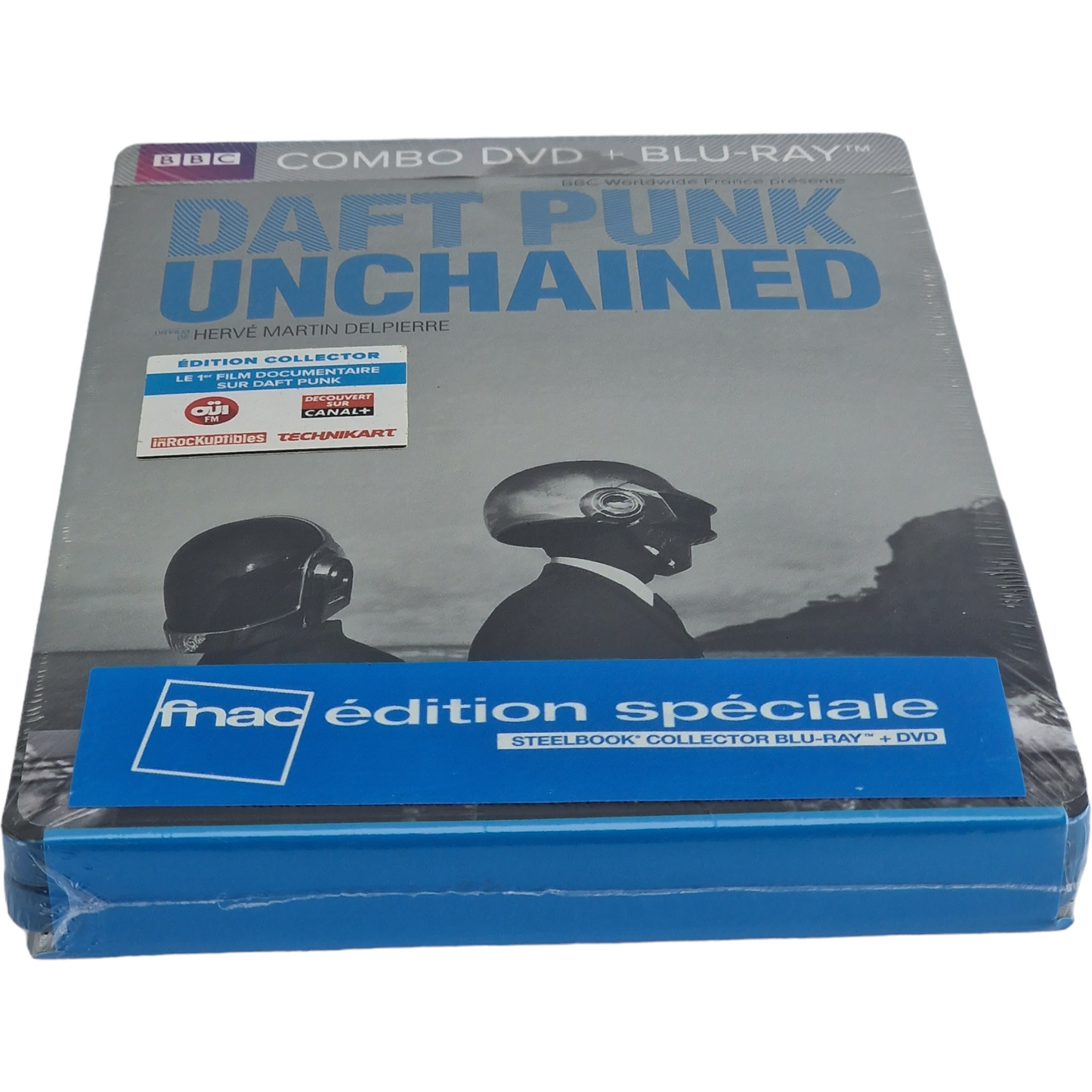 Daft Punk Unchained (2015) (Steelbook Edition) (Blu-Ray & DVD Combo)  Reg.A/B/C