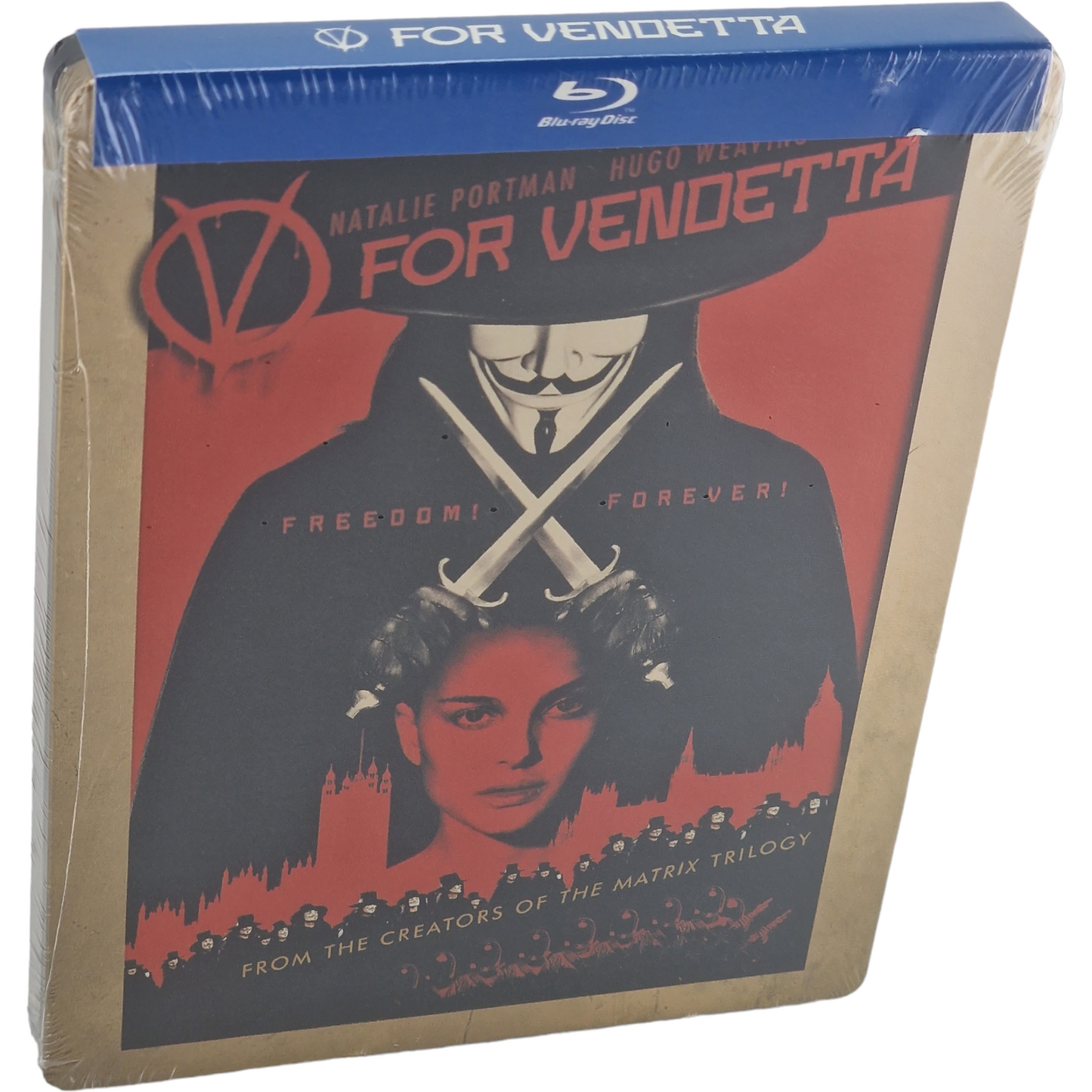 V For Vendetta  Natalie Portman 2005  Blu-ray SteelBook 2013 Region Libre [-18]