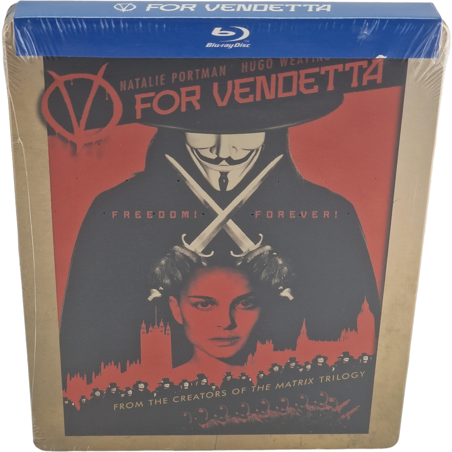 V For Vendetta  Natalie Portman 2005  Blu-ray SteelBook 2013 Region Libre [-18]