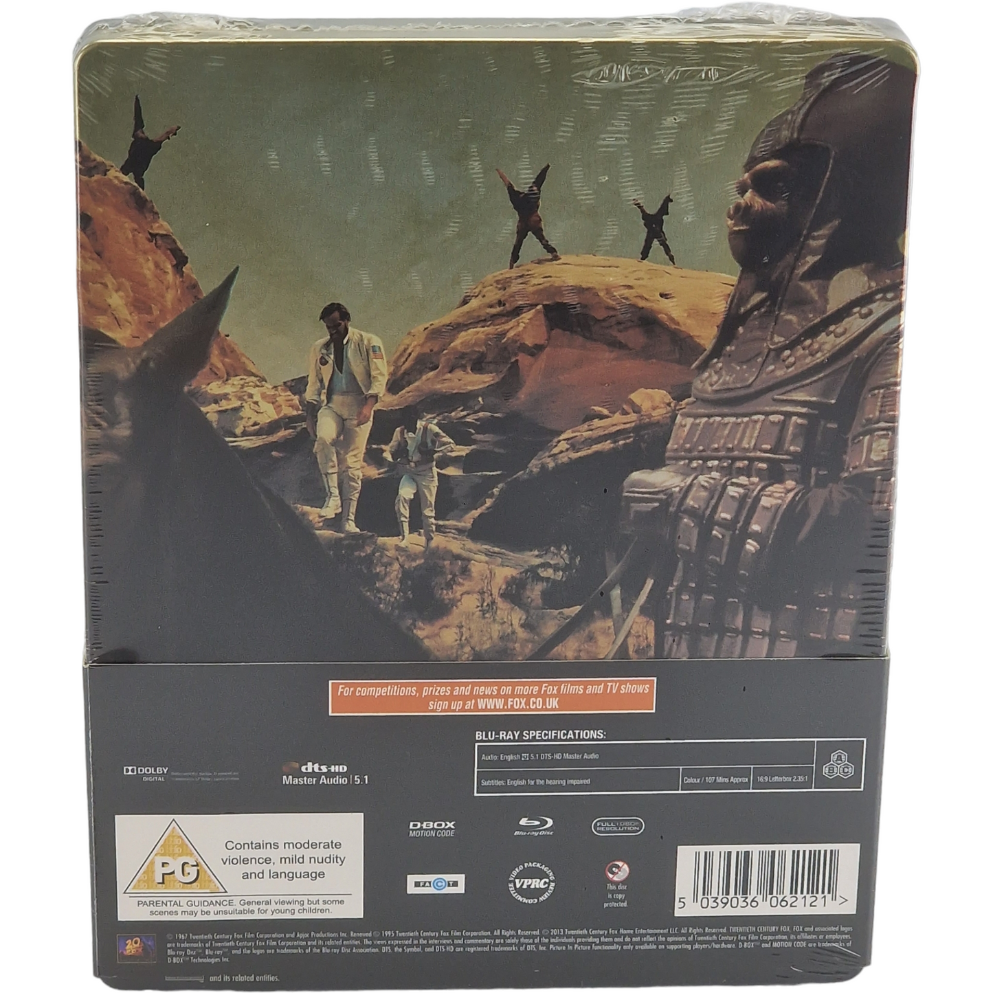 La planète des singes 1968 SteelBook Blu-ray Zavvi  limitée 2013 Zone Libre