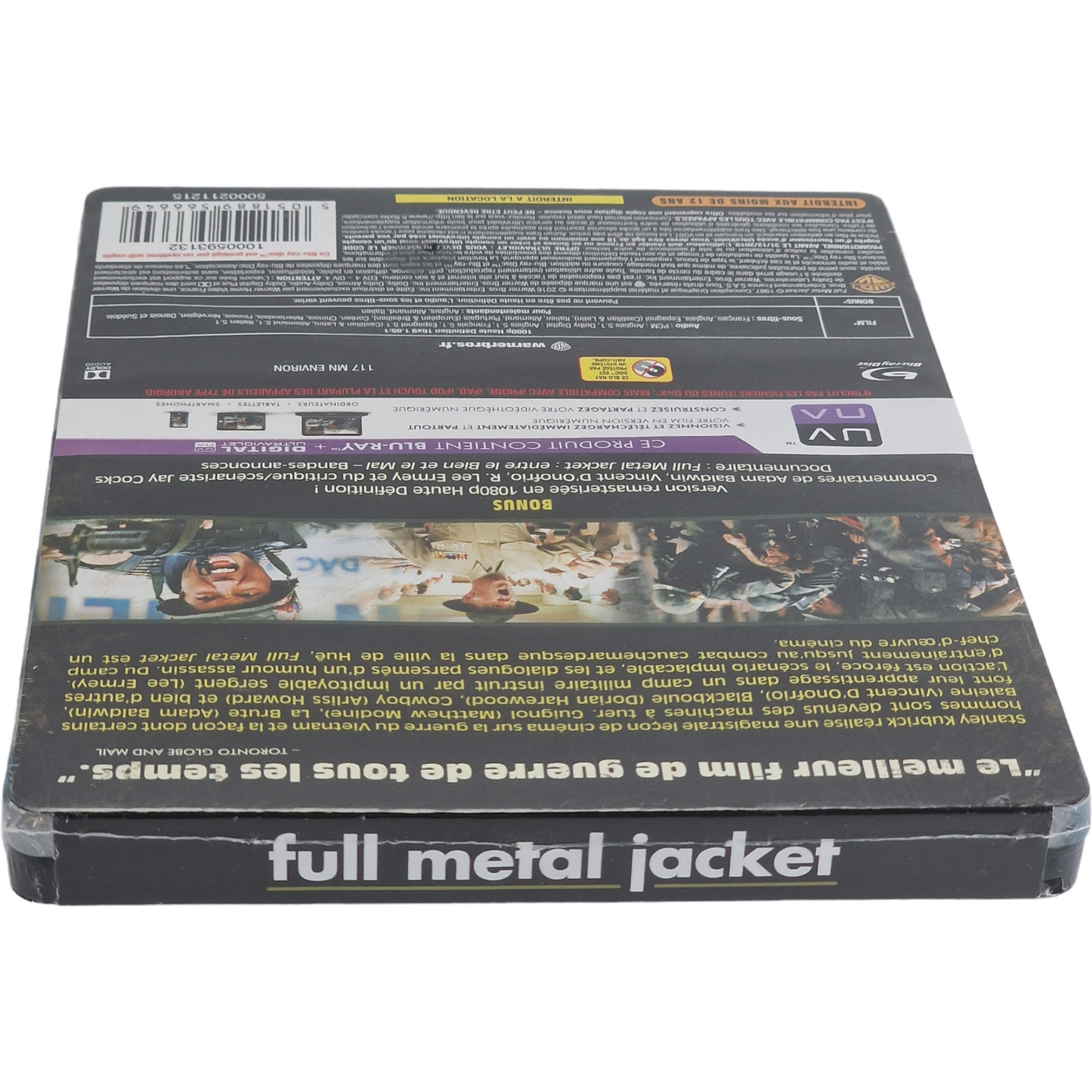 Full Metal Jacket SteelBook Blu-ray  Edition Premium [Collection Fnac Fr] Region B  Fr