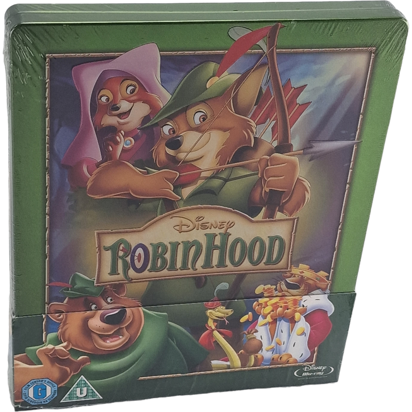 Robin des Bois Blu-ray SteelBook Édition Limitée Zavvi Disney Collection Libre