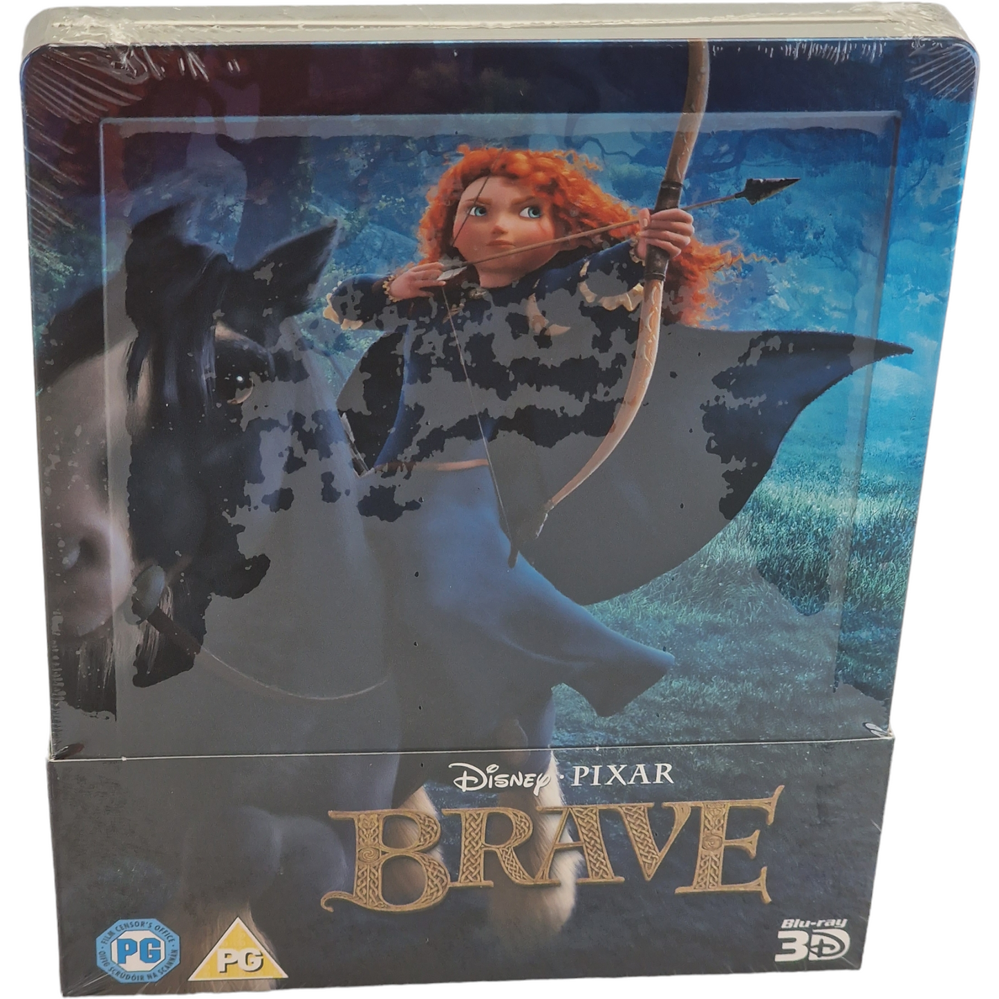 Brave Blu-ray 3D + Blu-ray SteelBook Disney Zavvi Edition limitée 2014 Region B