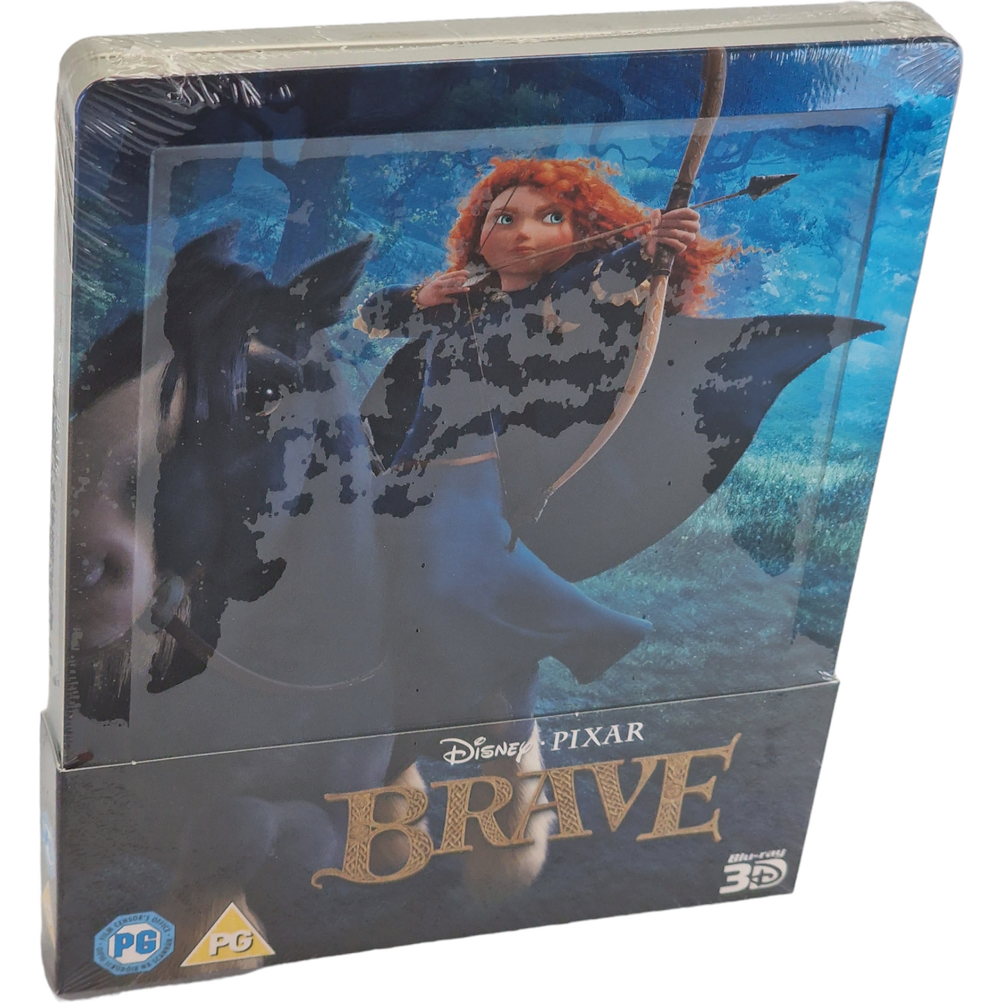 Brave Blu-ray 3D + Blu-ray SteelBook Disney Zavvi Edition limitée 2014 Region B