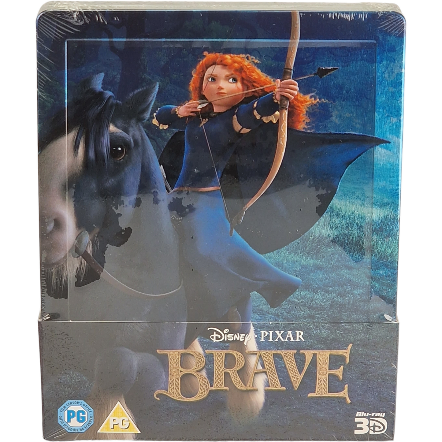 Brave Blu-ray 3D + Blu-ray SteelBook Disney Zavvi Edition limitée 2014 Region B