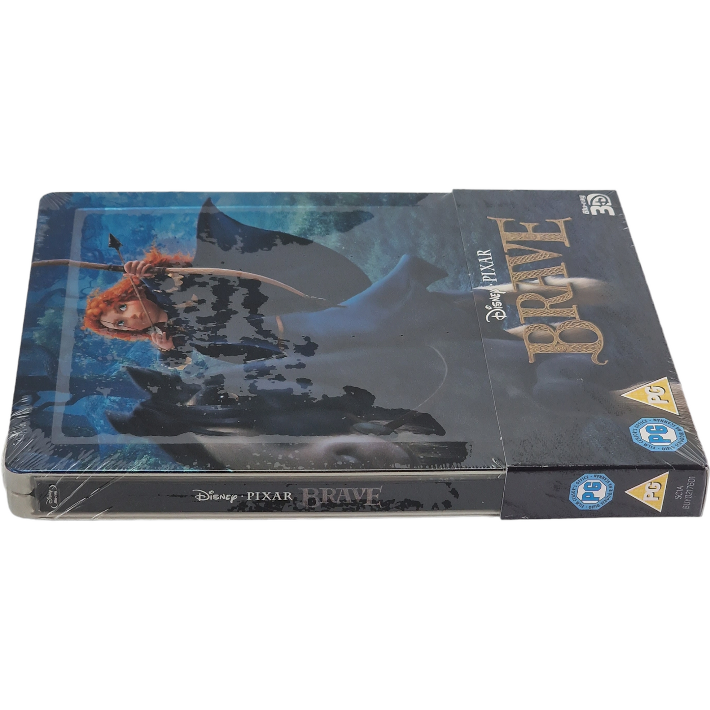 Brave Blu-ray 3D + Blu-ray SteelBook Disney Zavvi Edition limitée 2014 Region B