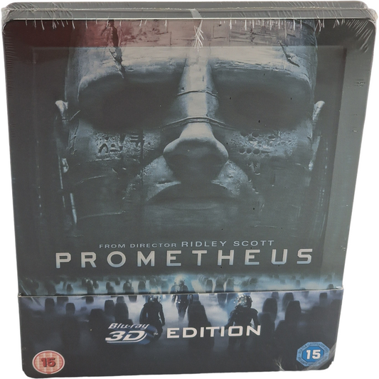 Prometheus Blu-ray 3D +Blu-ray SteelBook Ridley Scott 3000 Ex Zavvi Zone Libre