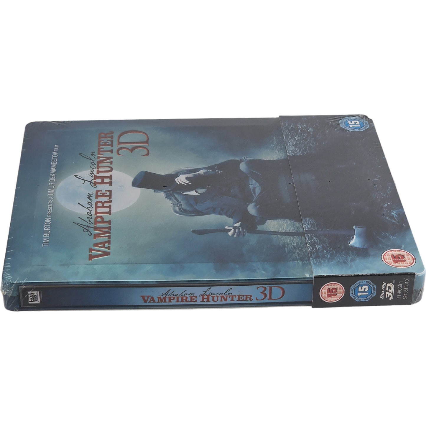 Abraham Lincoln:Chasseur de Vampires Blu-ray 3D+Blu-ray SteelBook Zavvi Zone B