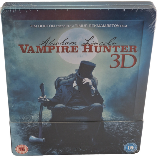 Abraham Lincoln:Chasseur de Vampires Blu-ray 3D+Blu-ray SteelBook Zavvi Zone B