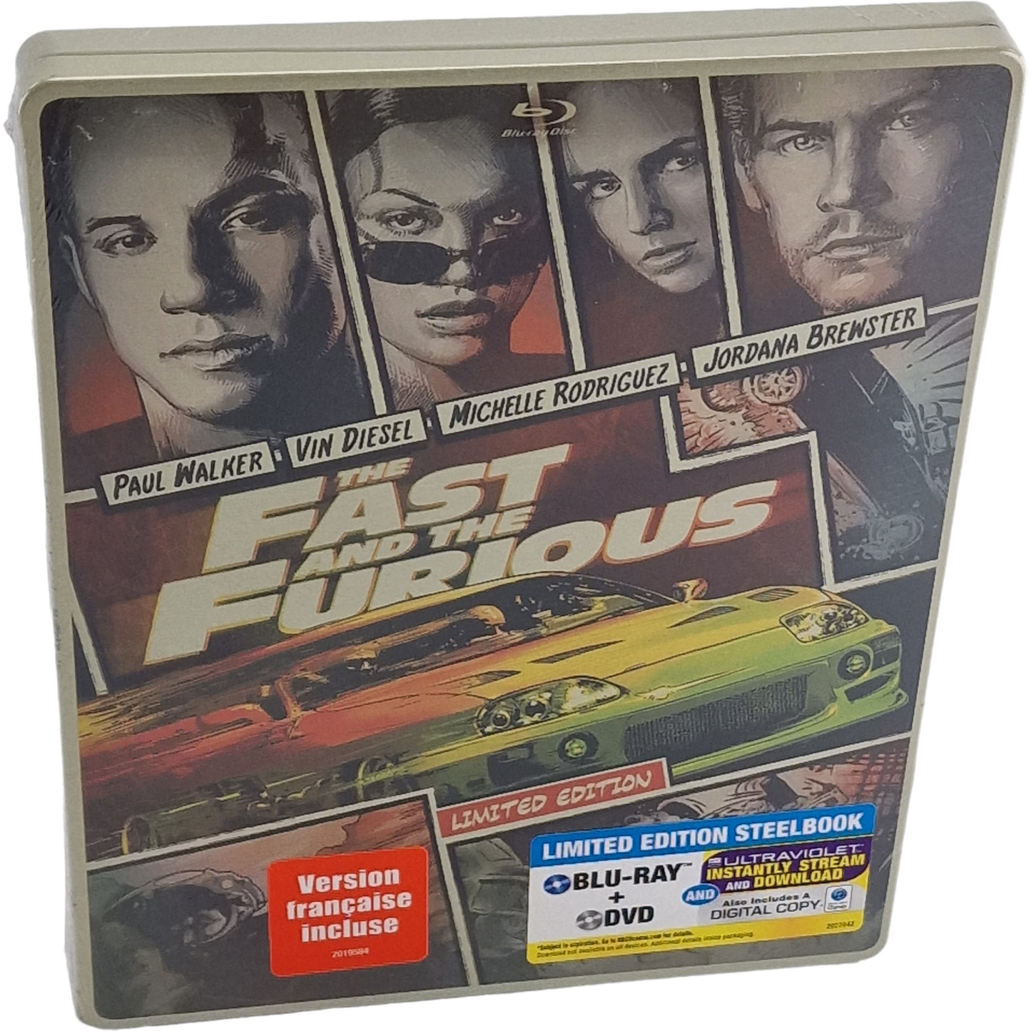 Fast and the Furious : Blu-ray + DVD steelbook  Comic Book édition  2014 Zone A