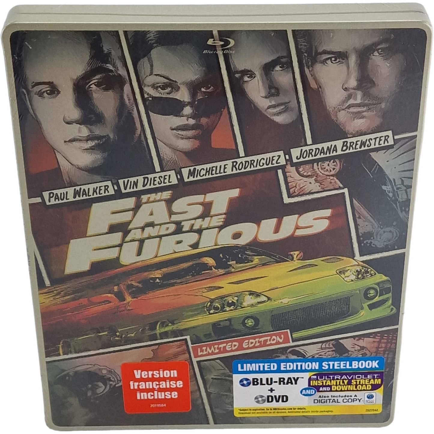 Fast and the Furious : Blu-ray + DVD steelbook  Comic Book édition  2014 Zone A