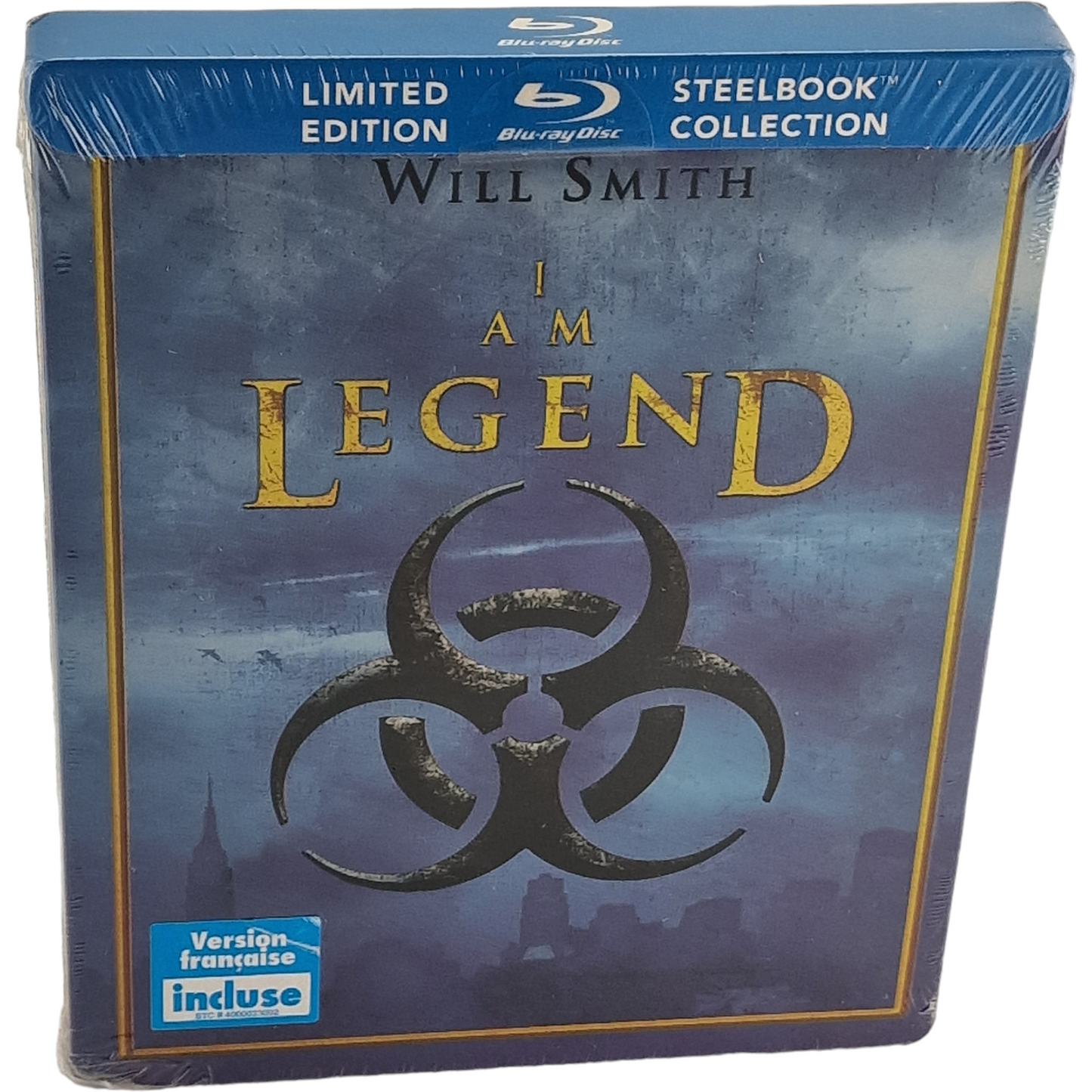 Je Suis Une Légende Will Smith 2007 Blu-ray SteelBook Limitée 2010 Region Libre