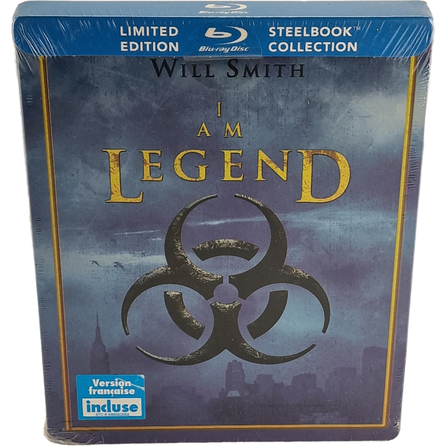 Je Suis Une Légende Will Smith 2007 Blu-ray SteelBook Limitée 2010 Region Libre