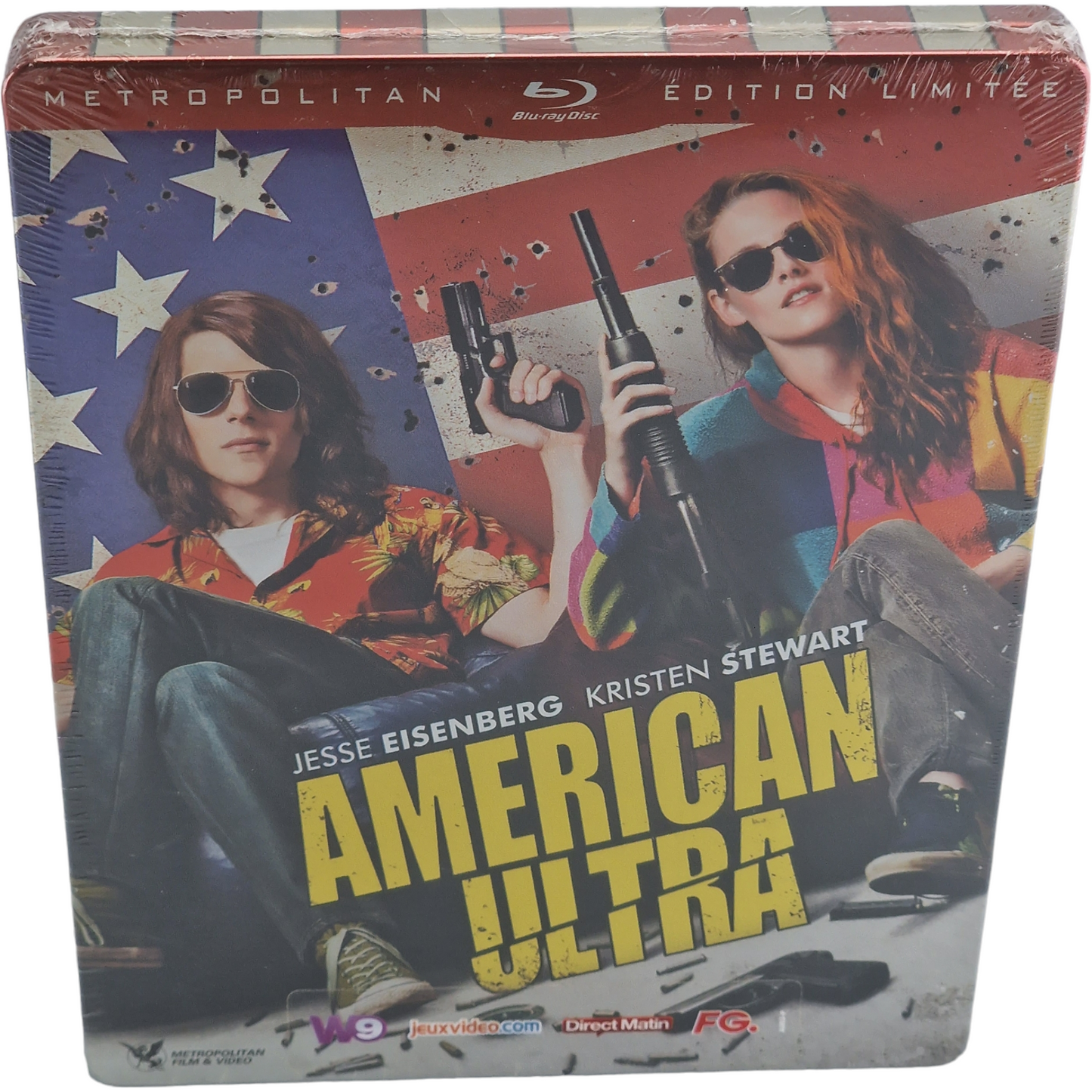 American Ultra  Kristen Stewart Blu-ray SteelBook Collection Fnac 2015 Region B