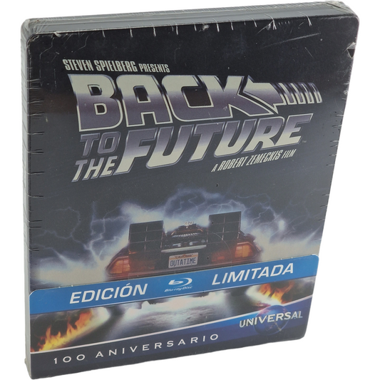 Retour vers le futur Blu-ray SteelBook Robert Zemeckis-Michael J. Fox 2012 B-A