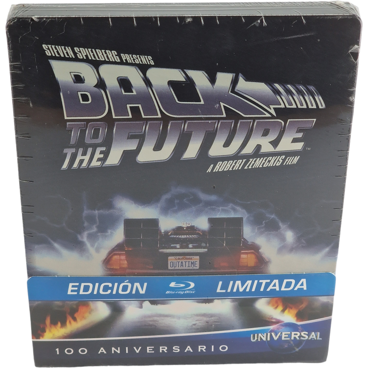 Retour vers le futur Blu-ray SteelBook Robert Zemeckis-Michael J. Fox 2012 B-A