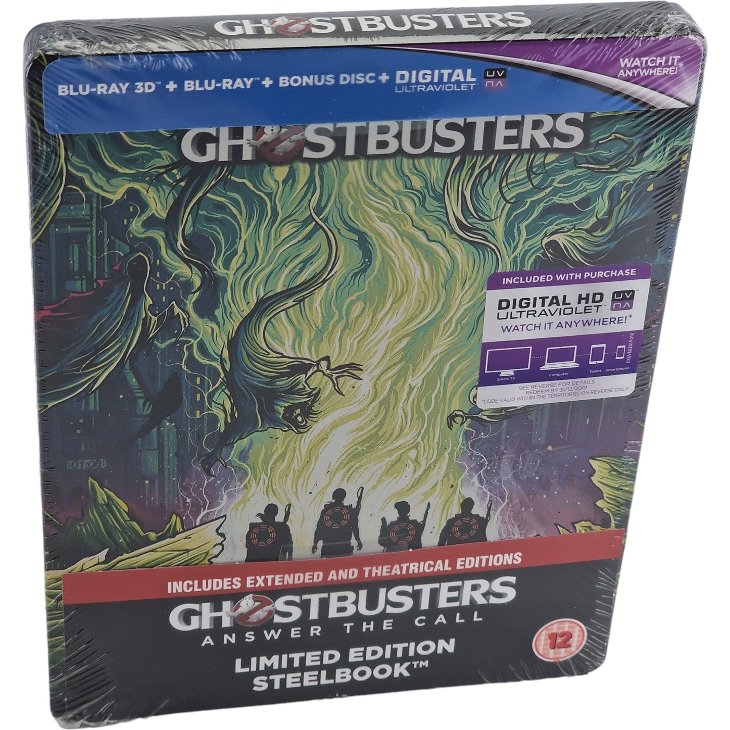 Ghostbusters : Blu-ray 3D + Blu-ray  Steelbook 2016 Zavvi Limitée 2 Cuts Libre