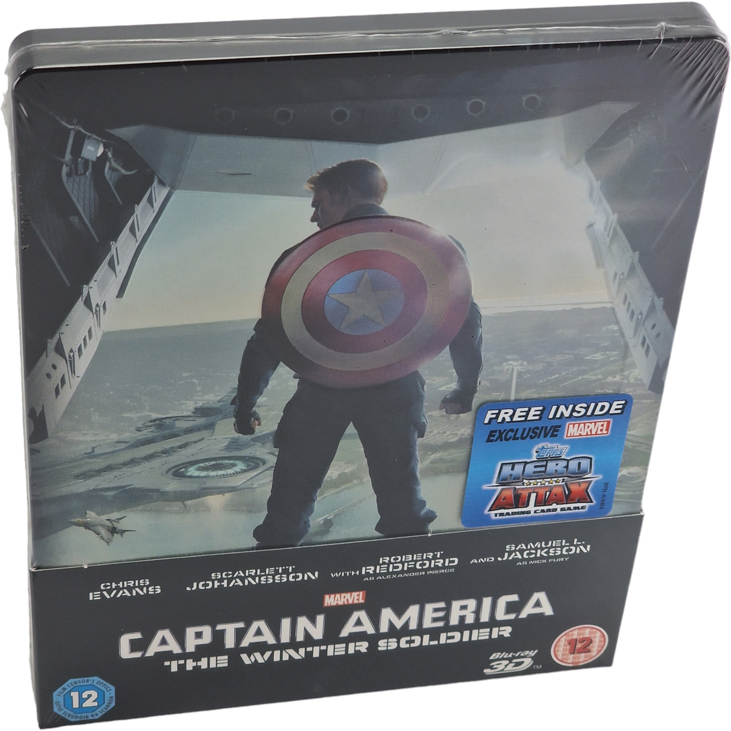 Captain America:The Winter Soldier Blu-ray 3D +2D SteelBook Zavvi Marvel Libre