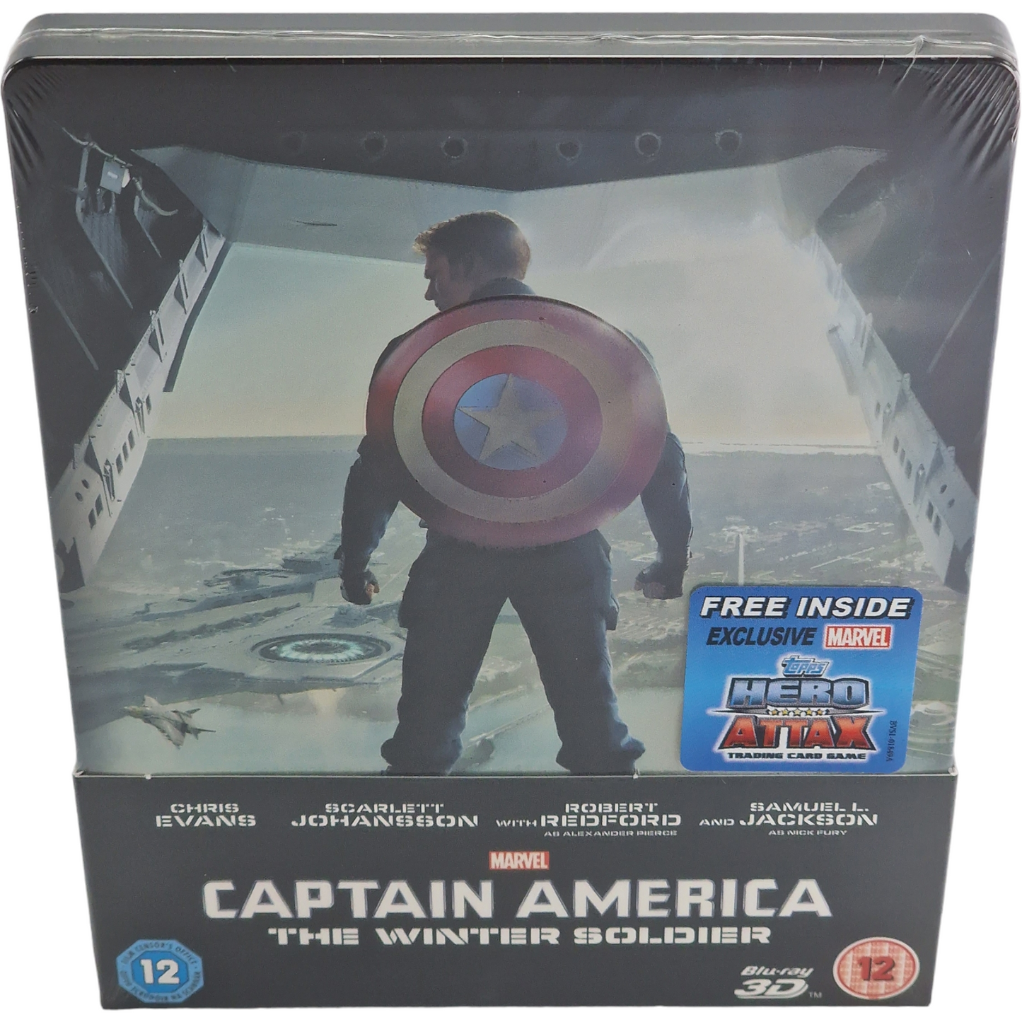 Captain America:The Winter Soldier Blu-ray 3D +2D SteelBook Zavvi Marvel Libre