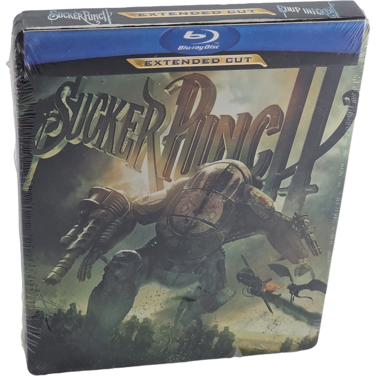 Sucker Punch: Zack Snyder Blu-ray SteelBook 2 Coupes Emily Browning 2011 Libre