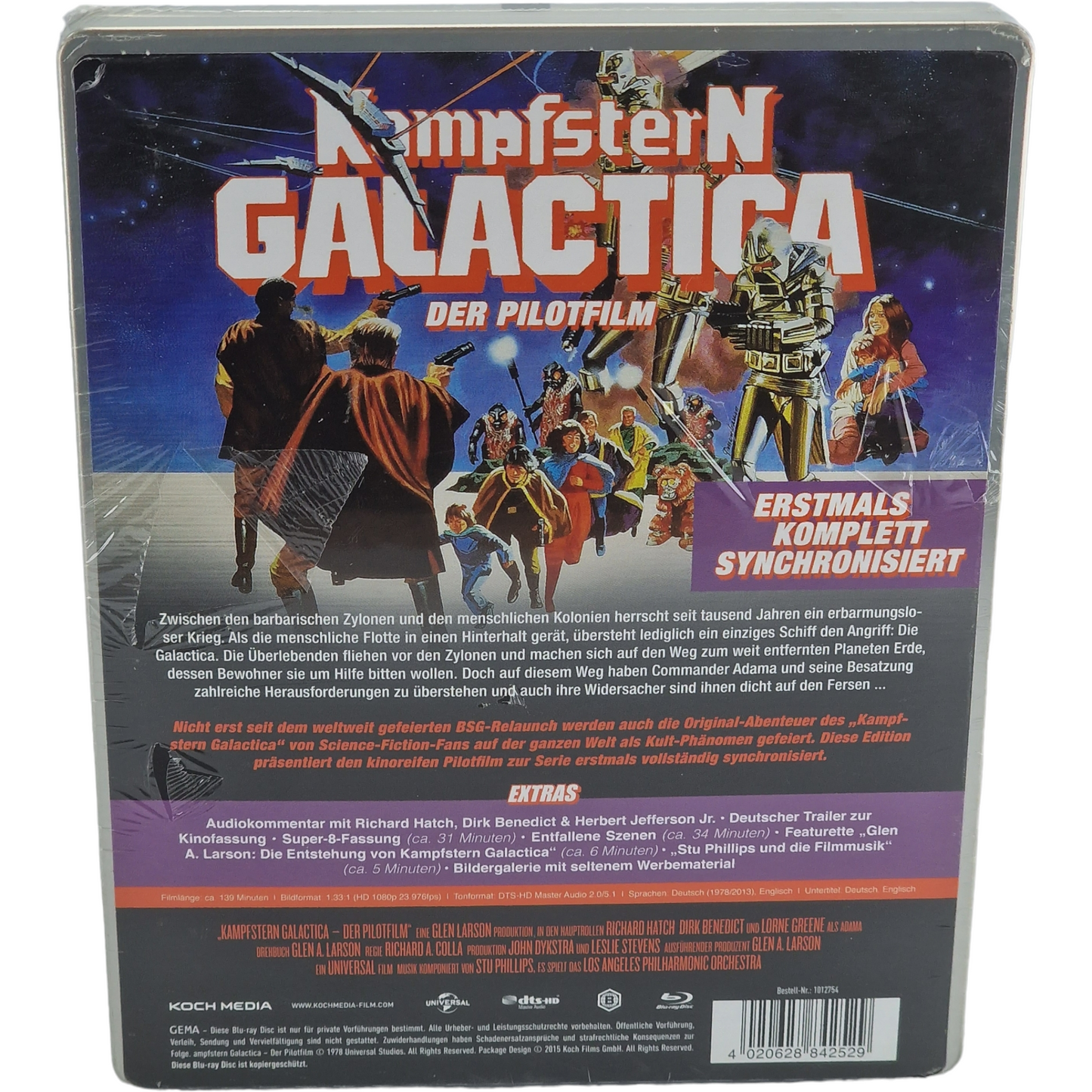 Battlestar Galactica : 1978 Blu-ray SteelBook  Richard A. Colla  2015 Region B