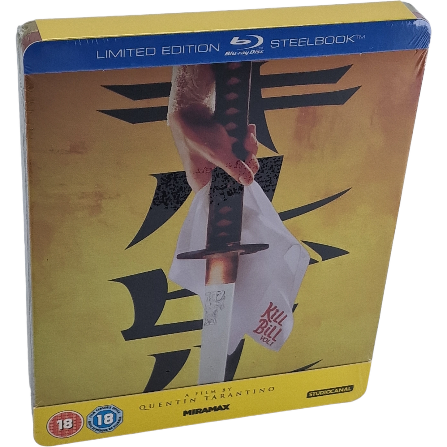 Kill Bill Vol. 1  Quentin Tarantino Blu-ray SteelBook Zavvi 2014 Zone B [-18]