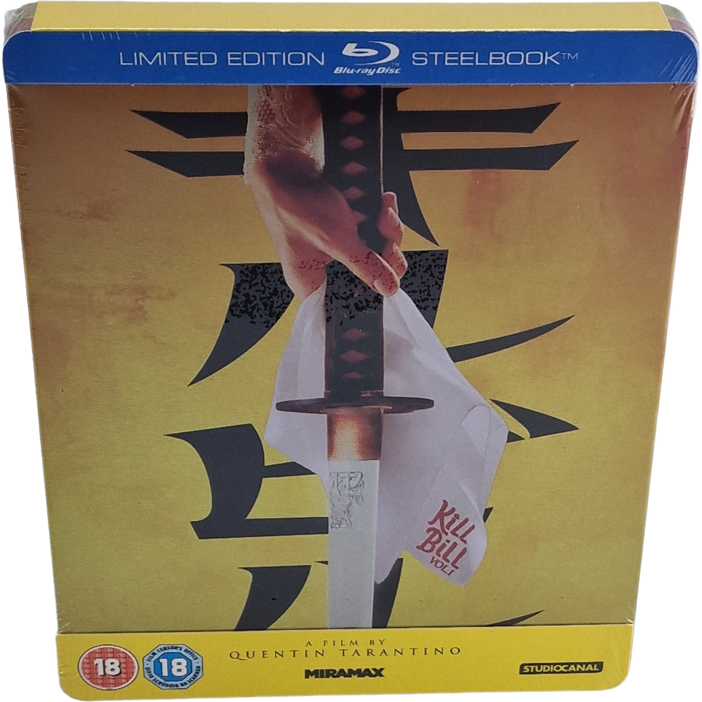 Kill Bill Vol. 1  Quentin Tarantino Blu-ray SteelBook Zavvi 2014 Zone B [-18]