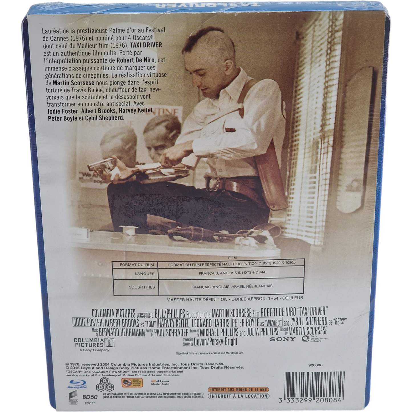 Taxi Driver SteelBook Blu-ray Édition limitée 2015 Collection Fnac Zone B[-18]