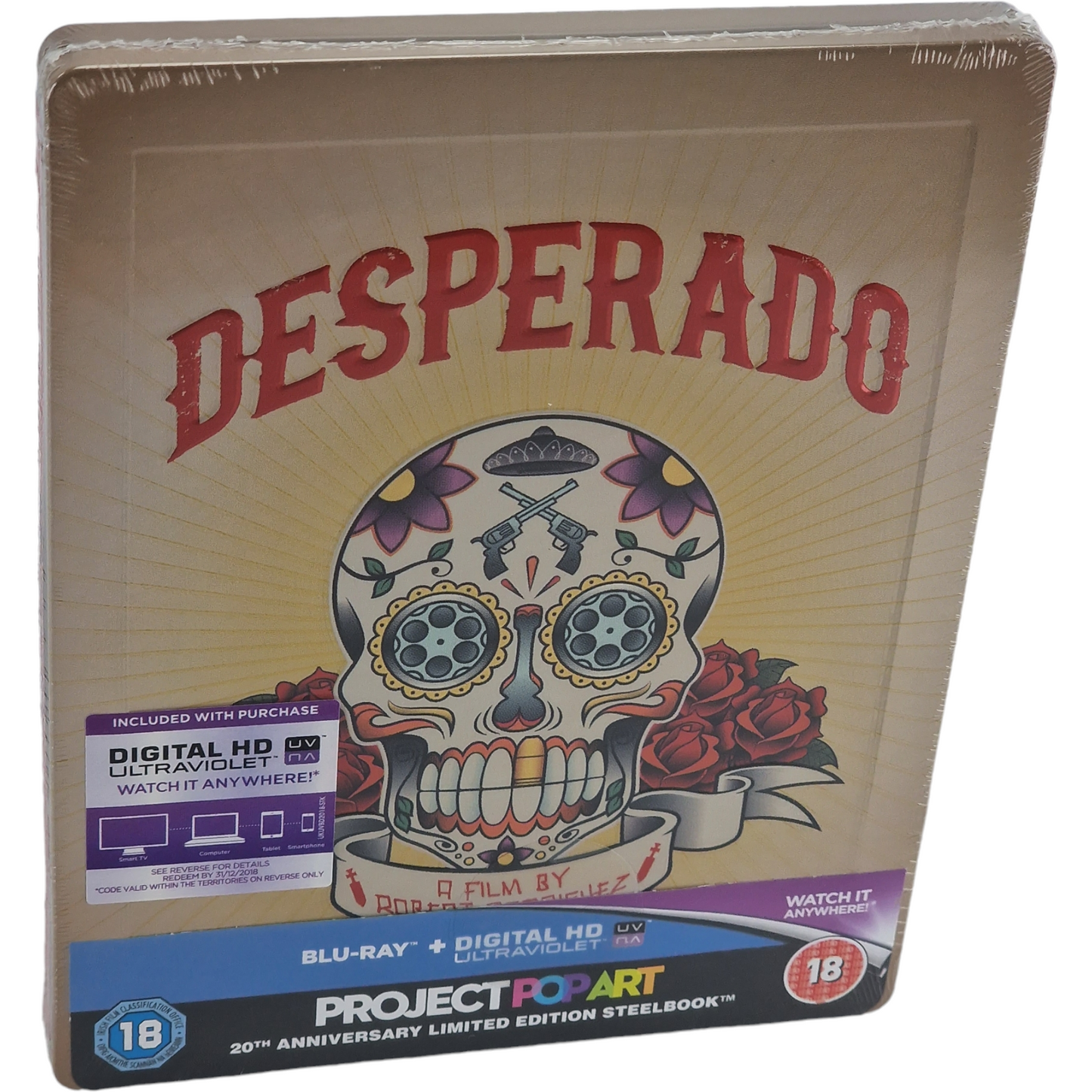 Desperado SteelBook Blu-ray Zavvi Antonio Banderas,Salma Hayek 2000Ex Libre[-18]