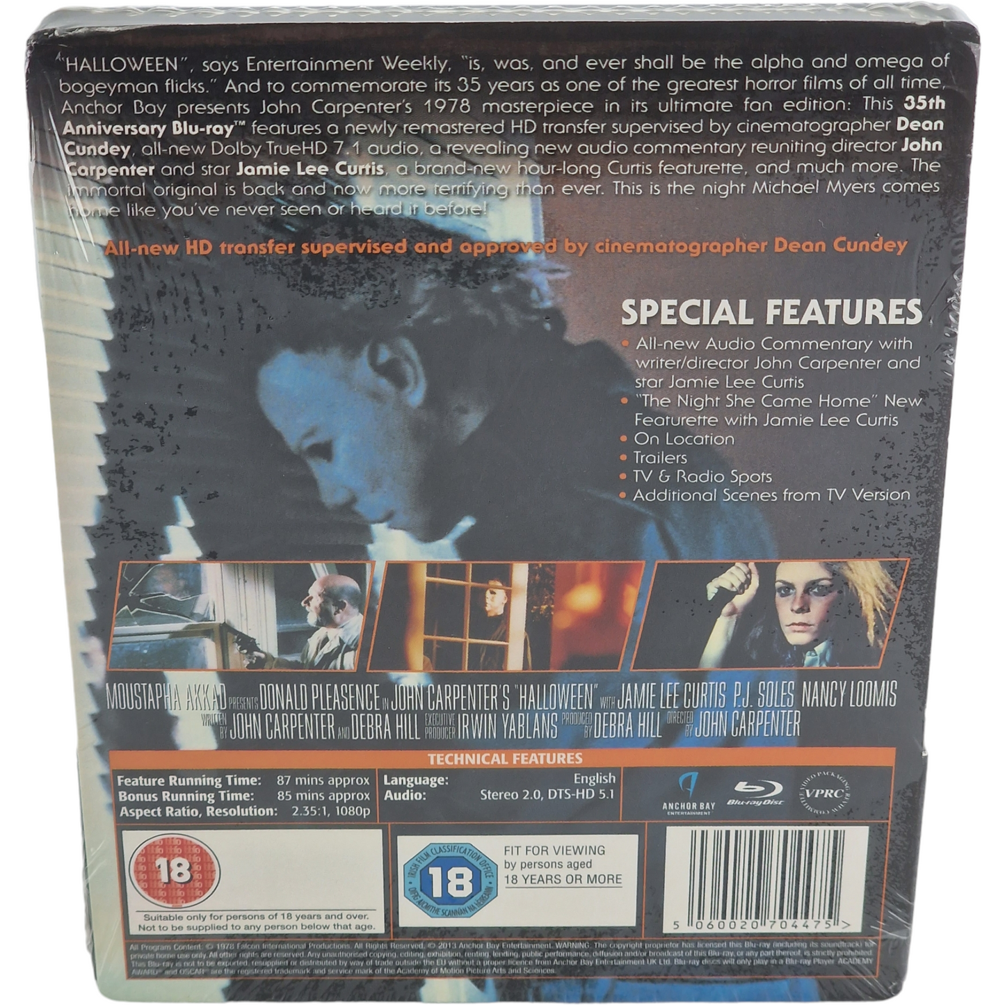 Halloween: John Carpenter Blu-ray SteelBook Zavvi Limitée 2013 Zone B [-18]