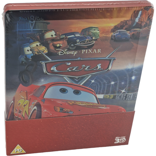 Cars: Blu-ray 3D + Blu-ray SteelBook Disney 2014 Zavvi  Limitée Region Libre