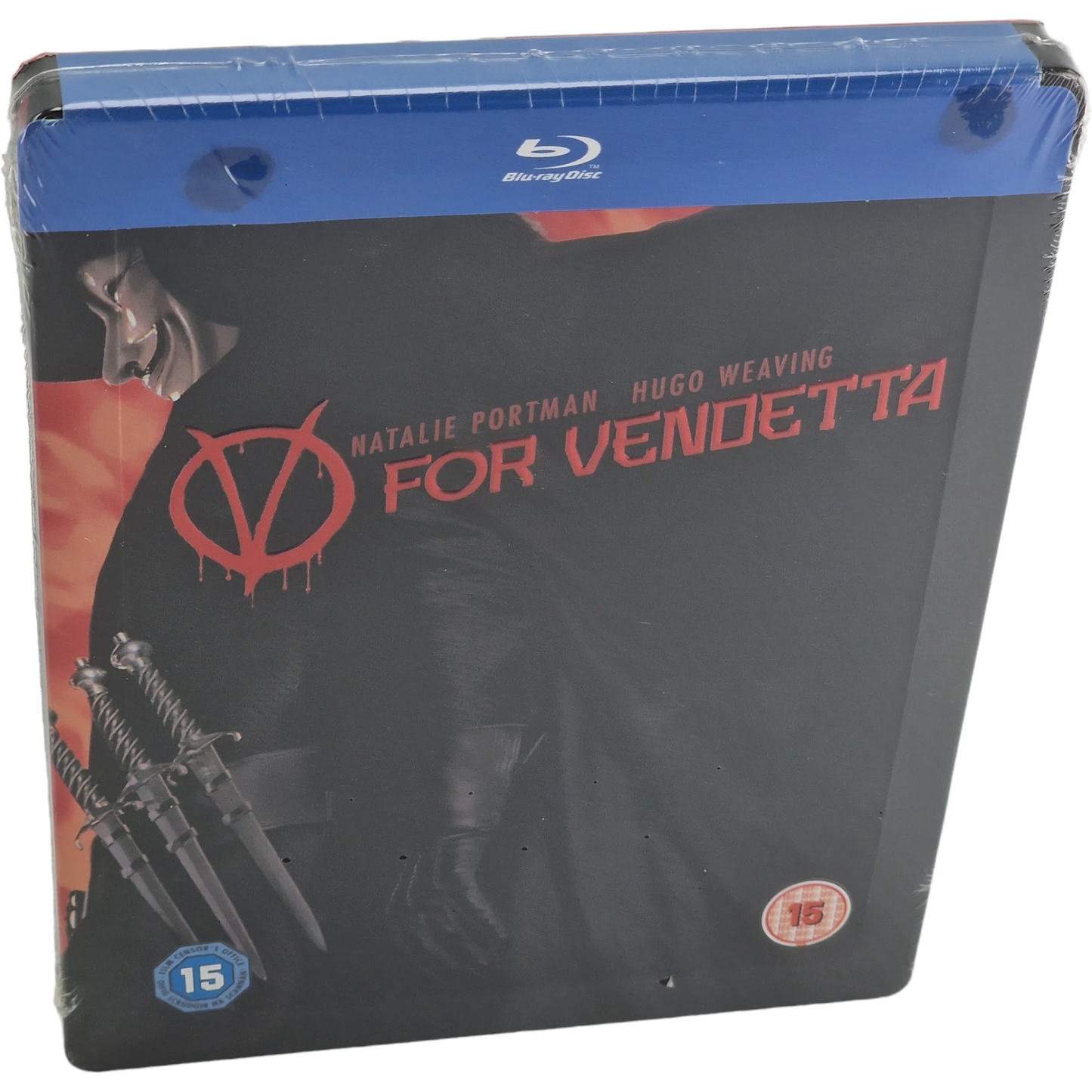 V for Vendetta SteelBook Blu-ray Zavvi Natalie Portman 2500 Ex 2014  [-18] B