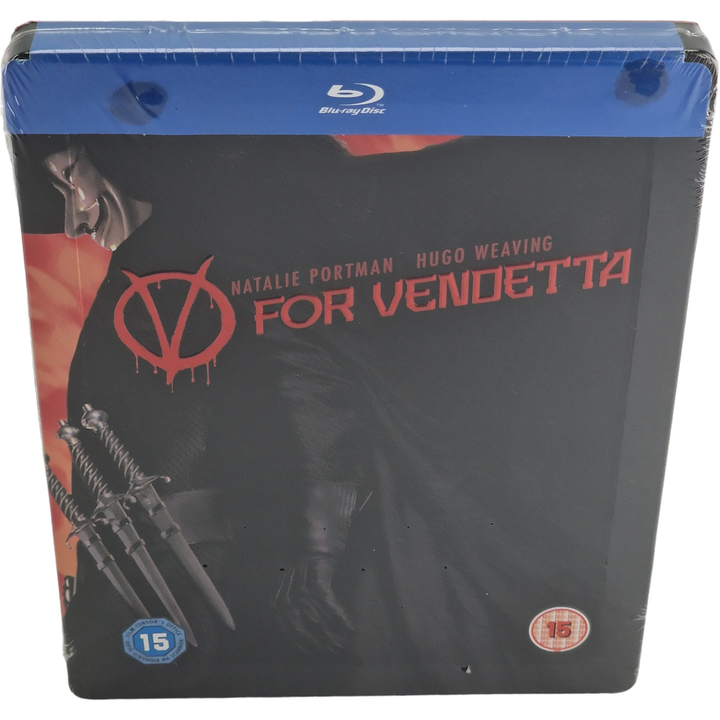 V for Vendetta SteelBook Blu-ray Zavvi Natalie Portman 2500 Ex 2014  [-18] B