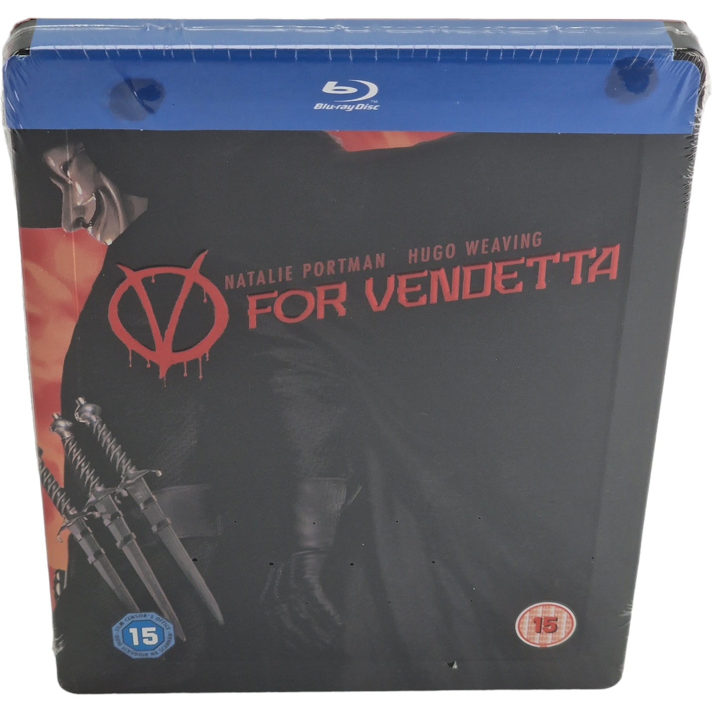 V for Vendetta SteelBook Blu-ray Zavvi Natalie Portman 2500 Ex 2014  [-18] B