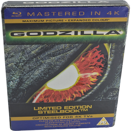 Godzilla SteelBook Blu-ray Zavvi Masterisé en 4K Limitée 4000Ex  2014  Libre