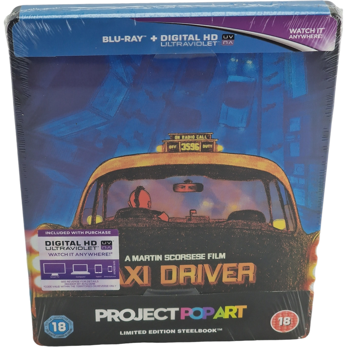 Taxi Driver-Gallery Blu-ray SteelBook Zavvi De Niro limité 1000 Ex Libre[-18]