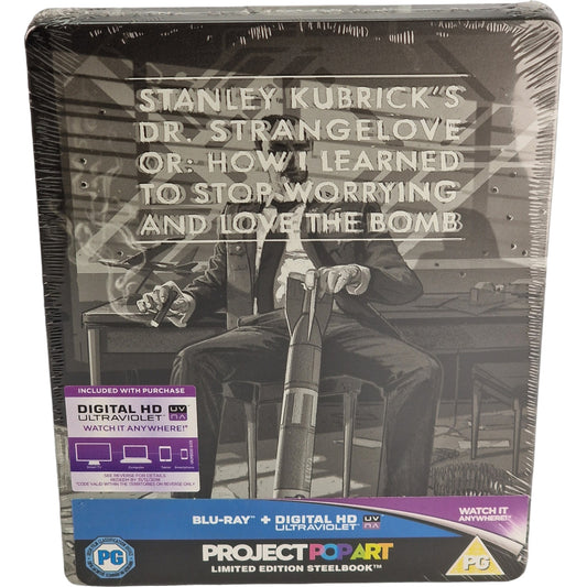 Dr. Strangelove or SteelBook Blu-ray Zavvi limitée 2000 Ex 2015 Region Libre