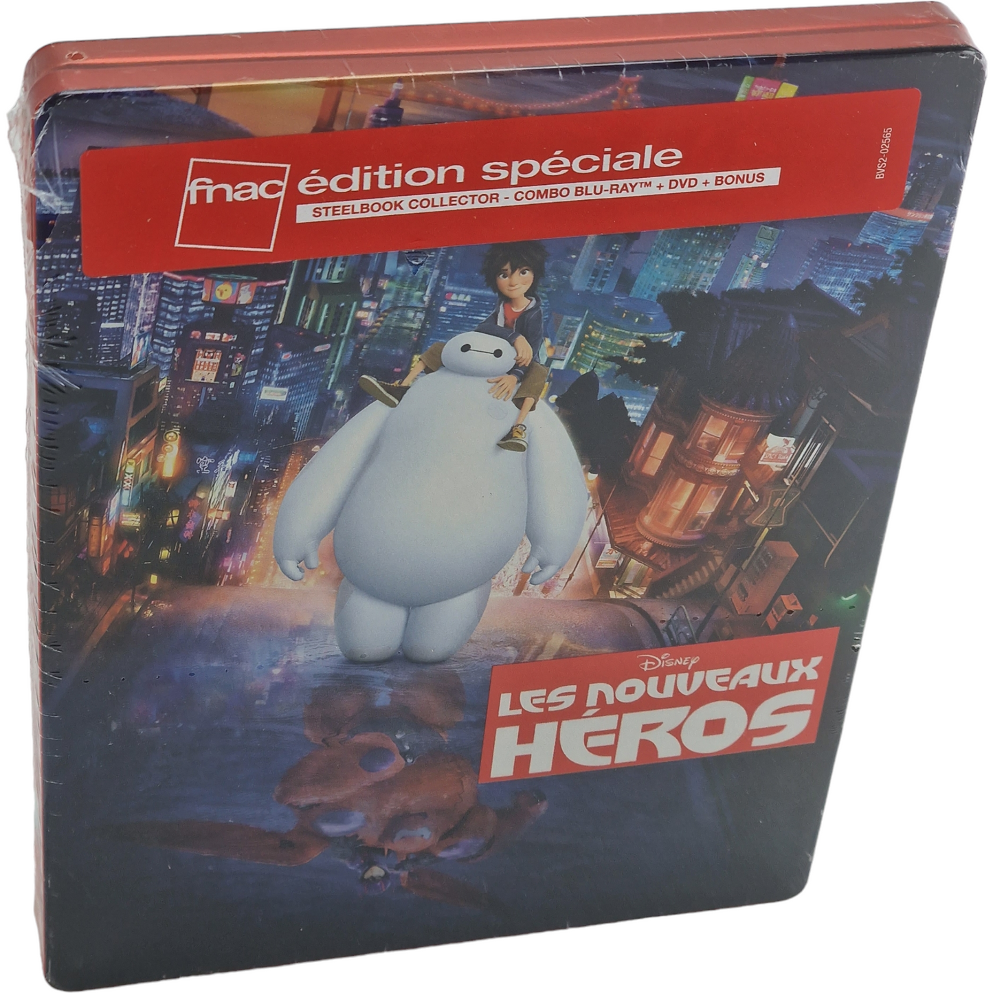 Les Nouveaux Héros  Steelbook Blu-ray + DVD Disney Fnac Big Hero 6 Region B