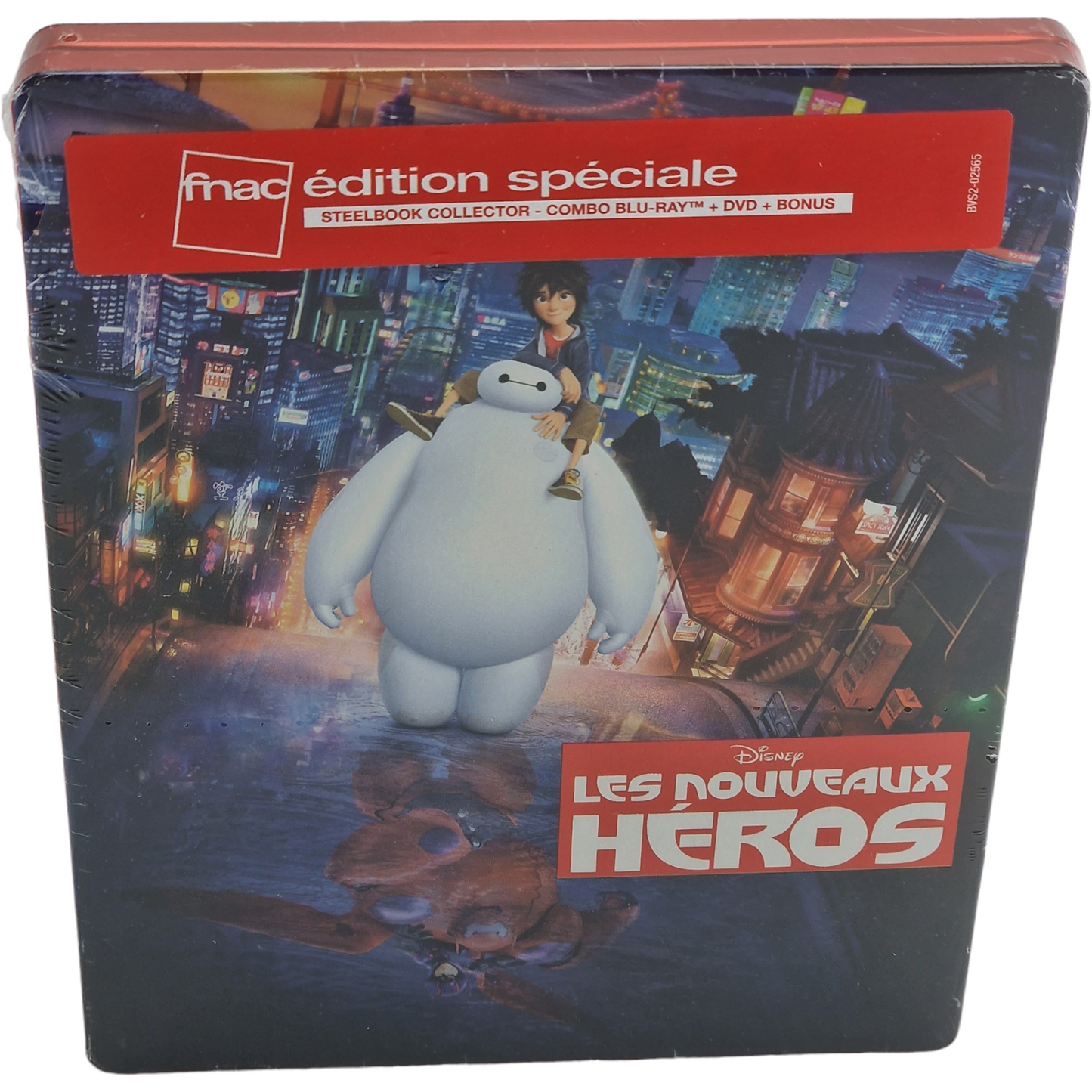 Les Nouveaux Héros  Steelbook Blu-ray + DVD Disney Fnac Big Hero 6 Region B