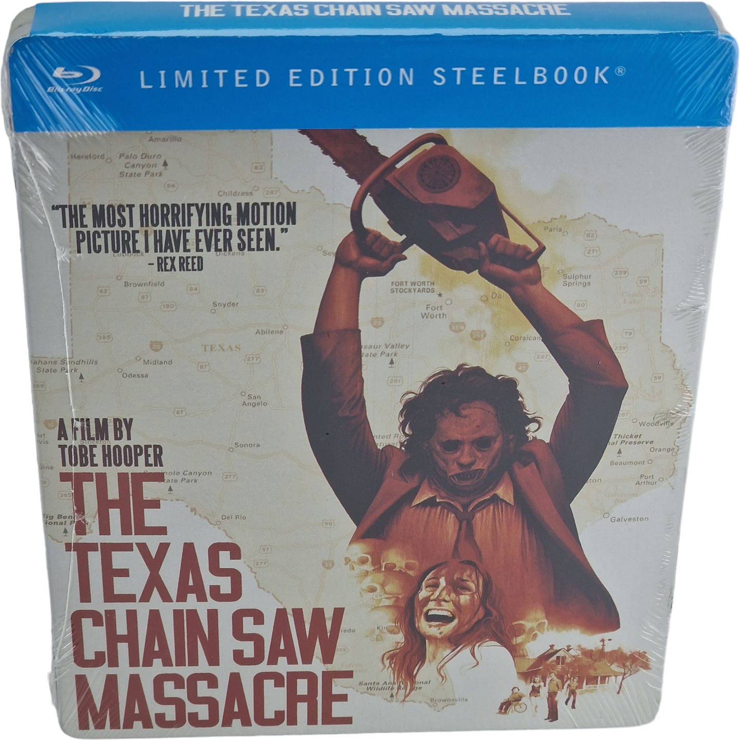 Massacre à la tronçonneuse - Blu-ray SteelBook édition 40ème Anniversaire  Region A__VO