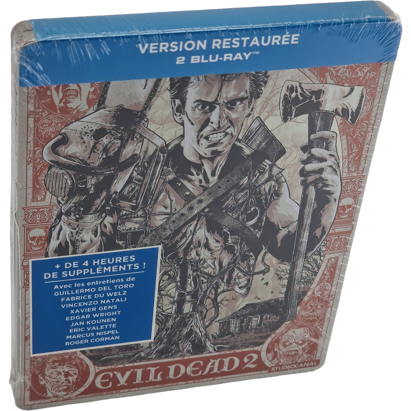 Evil Dead 2  SteelBook Blu-ray Sam Raimi  Bruce Campbell 2020 Zone B  [-18]