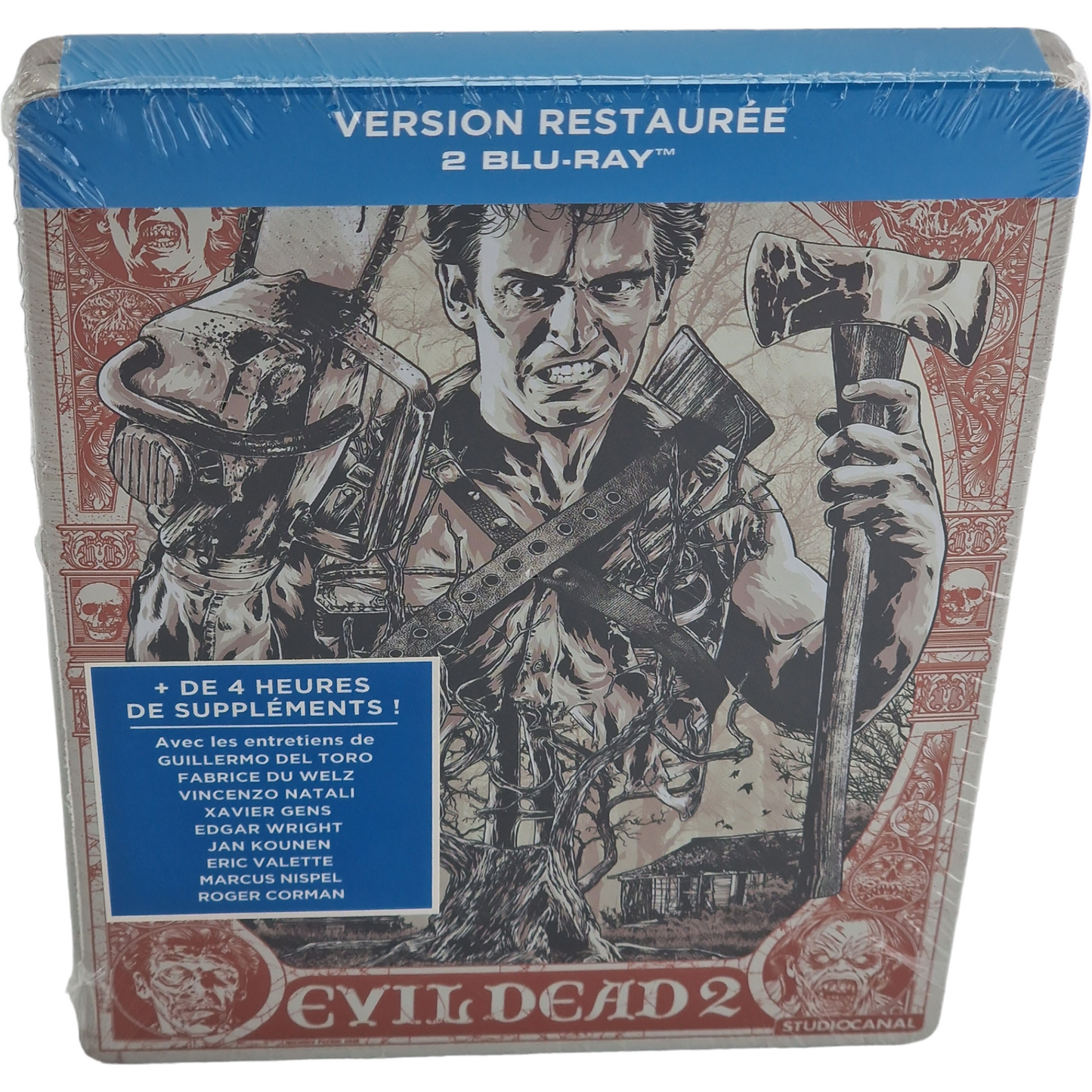 Evil Dead 2  SteelBook Blu-ray Sam Raimi  Bruce Campbell 2020 Zone B  [-18]