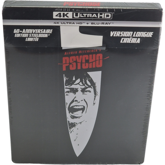 Psychose  4K Ultra HD + Blu-ray Steelbook  Limitée  Hitchcock  2020 Zone Libre