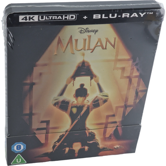 Mulan  4K Ultra HD + Blu-ray  Steelbook  Zavvi Exclusive  Disney 2021 Region B