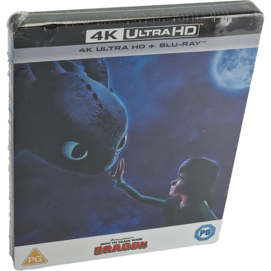 How to Train Your Dragon 4K Ultra HD + Blu-ray Steelbook Zavvi  Disney 2018  B