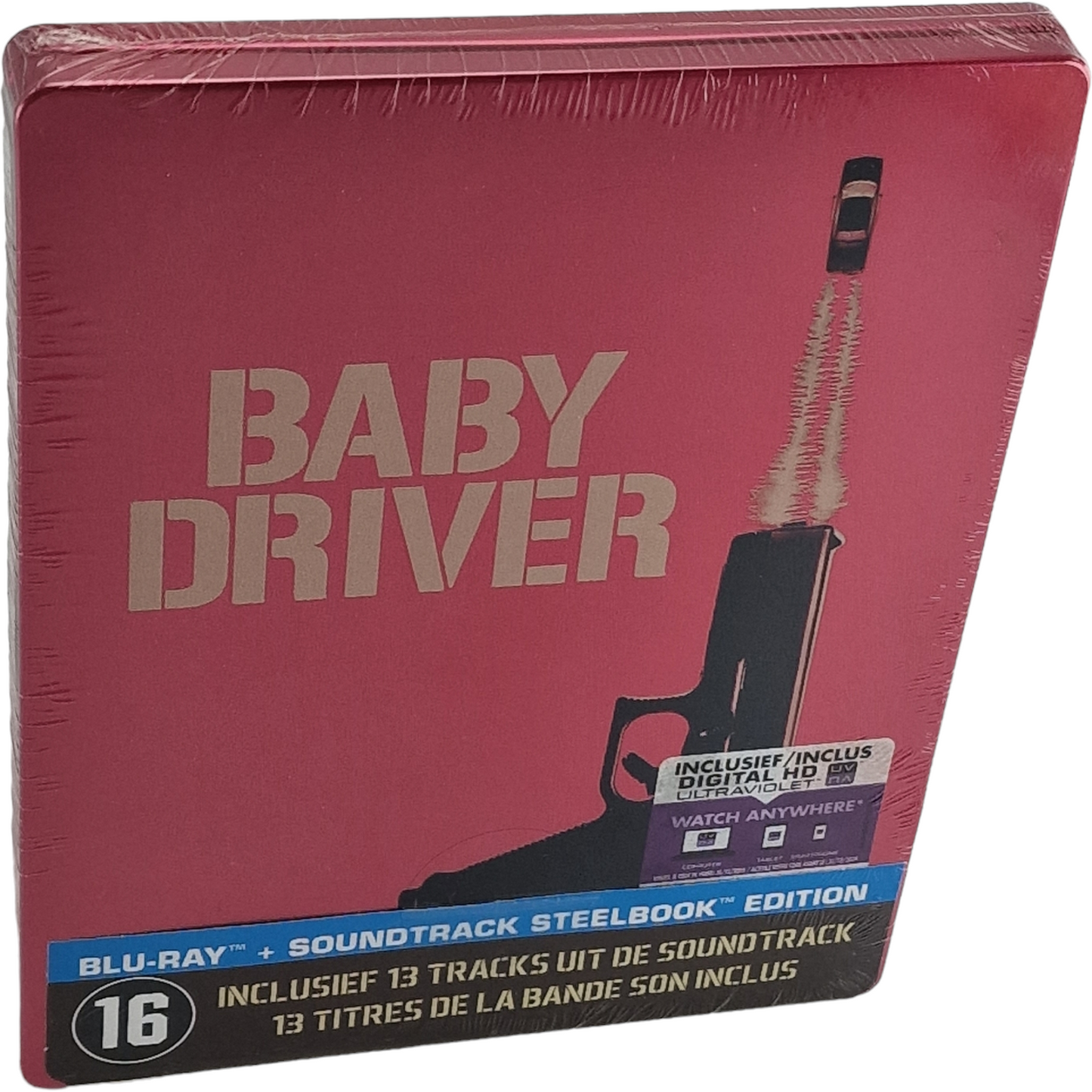 Baby Driver  Blu-ray + CD Steelbook édition Limitée  Kevin Spacey  2017 Zone B