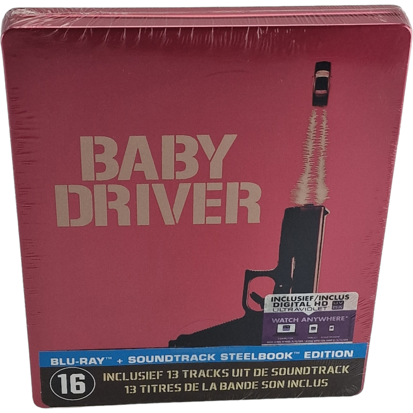 Baby Driver  Blu-ray + CD Steelbook édition Limitée  Kevin Spacey  2017 Zone B