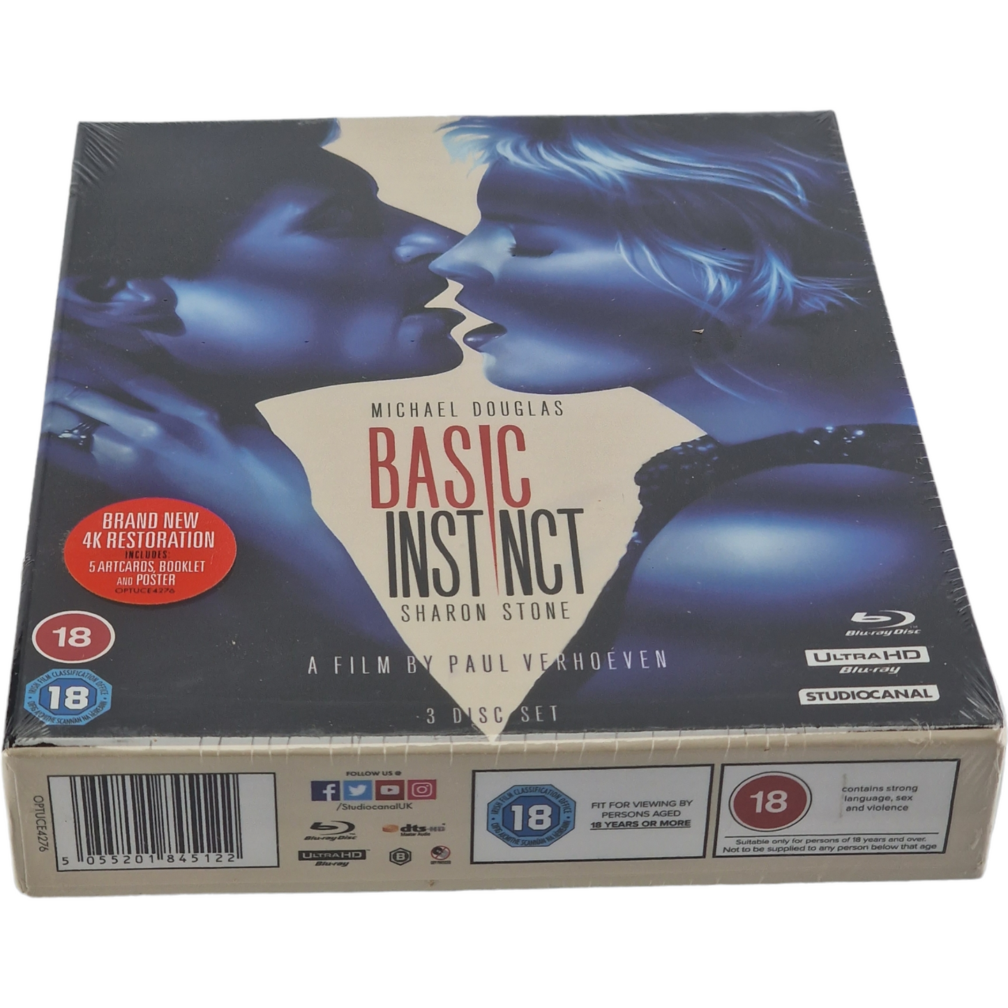 Basic Instinct 4K Ultra HD + Blu-ray DigiPack Édition Collector Zone B 2021[-18]