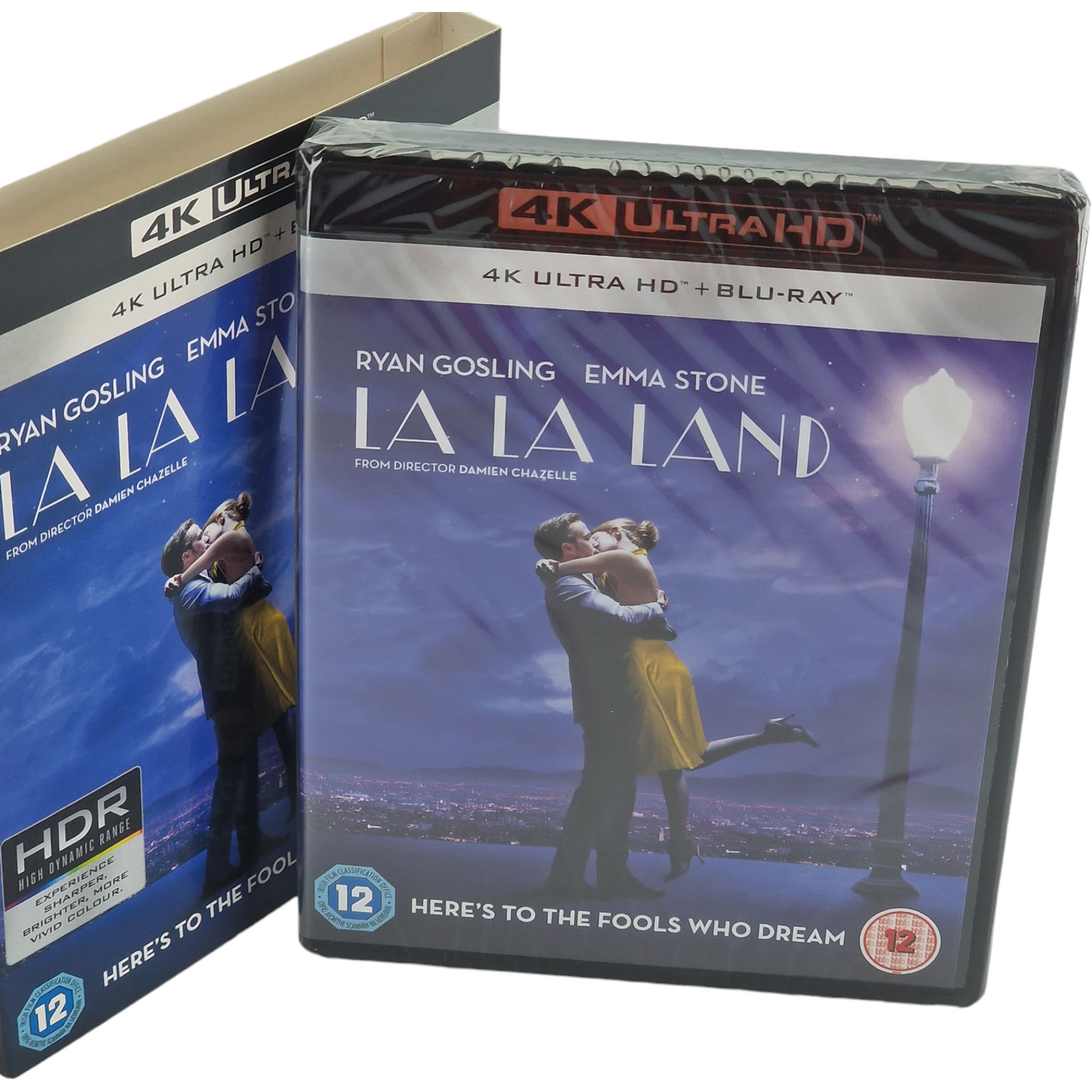 La La Land 4K Ultra HD+Blu-ray+Cartes artistiques Ryan Gosling,Emma Stone Zone B