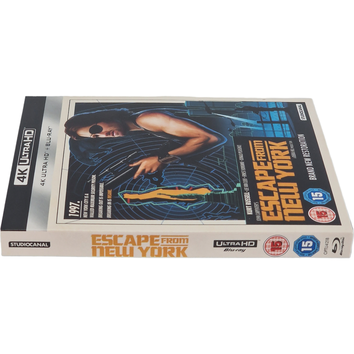 Escape from New York 4K Ultra HD+Blu-ray John Carpenter Kurt Russell 2019 Zone B